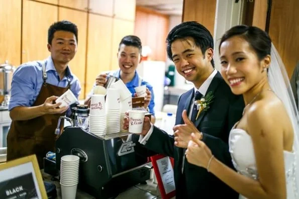 Branded Coffee Stations for Marketing and Client Events